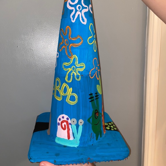Accents Vintage Spongebob Squarepants Traffic Cone Poshmark